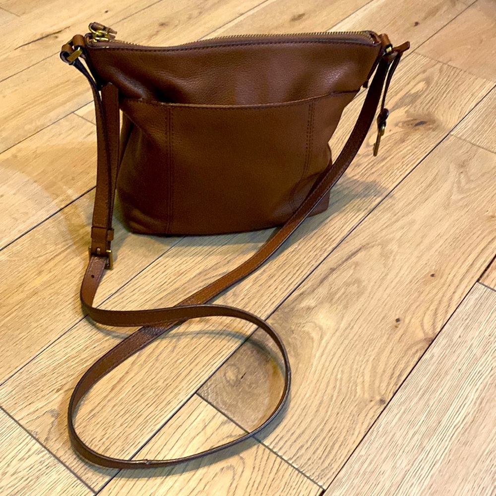 Fossil leather bag